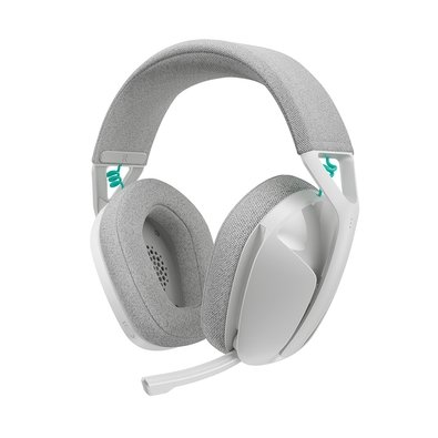 Headset Gamer Sem Fio Logitech G321 LIGHTSPEED, Bluetooth, Compatível com PC, PS4, PS5 e Nintendo Switch, Branco - 981-001568