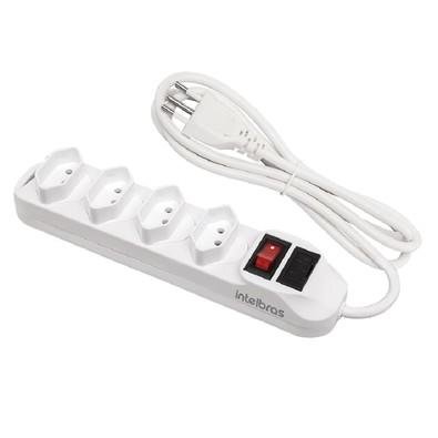 Filtro de Linha Intelbras 4 Tomadas, EPE 1004, Bivolt, Branco - 4824001