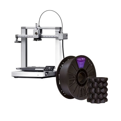 Kit Impressora 3D Bambu Lab A1 com AMS Lite, Bivolt - PF002-A+SA005-BRA + Filamento PLA Preto Velvet 1kg - PL-PR-VE-1