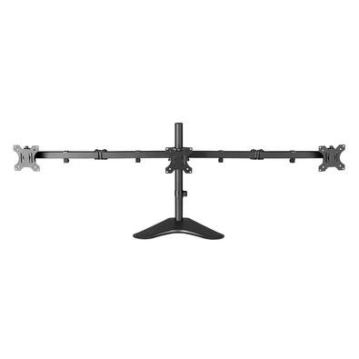 Suporte Triplo de Mesa para Monitores ELG, Giratório, Articulado - T1236N