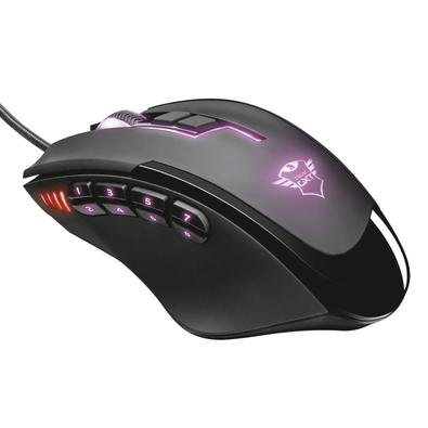 Mouse Gamer Trust GXT 164 Sikanda MMO, RGB, 13 Botões, 5000DPI - 21726