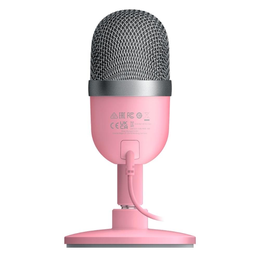 Microfone Razer Seiren Mini Usb Quartz Pink Rz R M Kabum