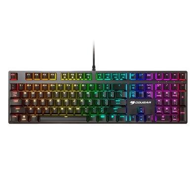 Teclado Mecânico Gamer Cougar Vantar MX, RGB, Switch Red, Preto - 37VAMM1SB-0004