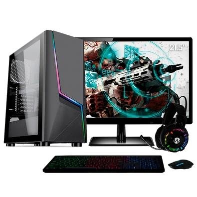 PC Gamer Completo Skill AMD Ryzen 5 8GB DDR4 HD 1TB Monitor 21 5