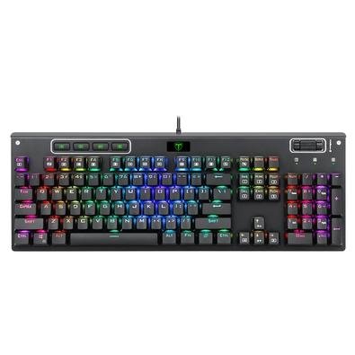 Teclado Mecânico Gamer T-Dagger Adriatic RGB, Switch Outemu Blue, ABNT2, Preto - T-TGK316-BL (PT-RGB)