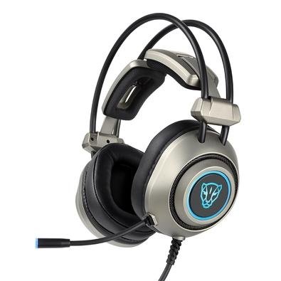 Headset Gamer Motospeed H19, USB, LED, 7.1, Driver 50mm, Cinza - FMSHS0105CIZ