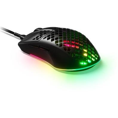 Mouse Gamer Steelseries Aerox 3 2022 Edition, RGB, 8.500 DPI, USB-C, Preto - 62611