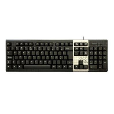 Teclados Standard Maxprint Industrial, USB, ABNT2, Preto - 60000080