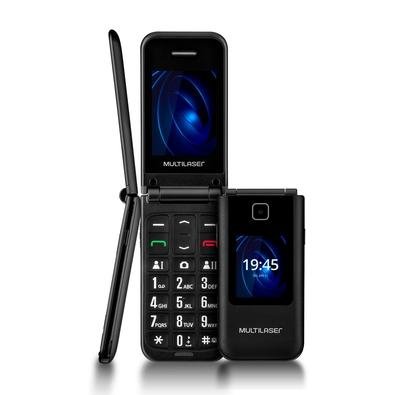 Celular Multilaser Flip Vita Duo Preto Kabum