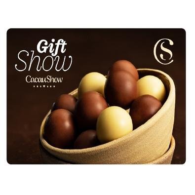 Gift Card Cacau Show: 30 Reais - Cartão Presente Digital