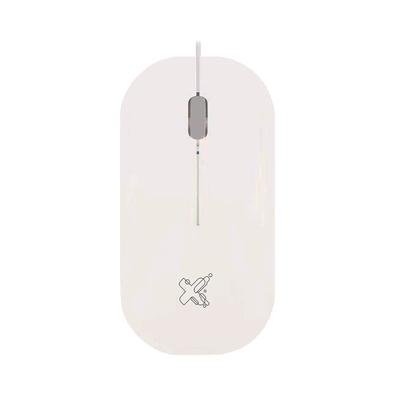 Mouse Maxprint Surface, 1200DPI, 3 Botões, USB, Branco - 60000135