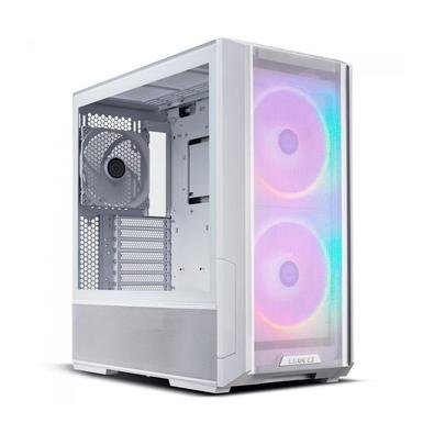 Gabinete Gamer Lancool 216 ARGB, Mid Tower, E-ATX, Lateral em Vidro Temperado, 3x Cooler Fan, Branco - LANCOOL 216RW WHITE