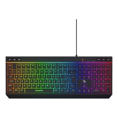 Teclado Gamer Fallen Pantera Eco, RGB, Anti-Ghosting, ABNT2, Preto - TE-FN-PA-ECO