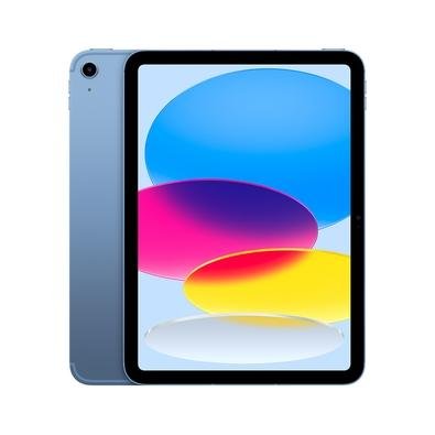 Imagem iPad 10ª Geração Apple, Tela 10.9", 64GB, Chip A14 Bionic, Wi-Fi + Cellular, Câmera Traseira 12MP, iPadOS 18, Azul - MQ6K3BZ/A