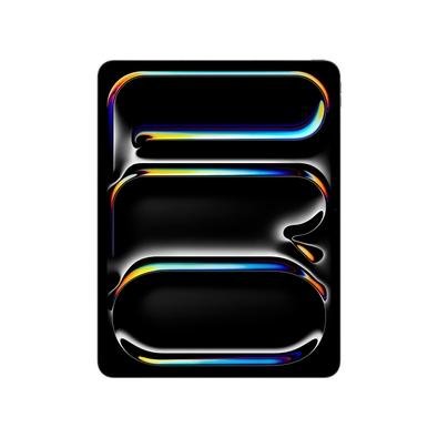 Imagem iPad Pro Apple, Tela 13", 256GB, Chip M4, Wi-Fi + Cellular, Câmera Traseira 12MP, iPadOS 17, Preto Especial - MVXR3BZ/A