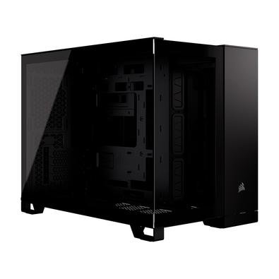 Gabinete Gamer Corsair 2500X Tempered Glass mATX Mid-Tower, Preto - CC-9011265-WW