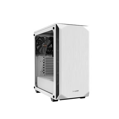 Gabinete Gamer Be quiet! Pure Base 500, Mid tower, ATX, Lateral em vidro temperado,Com 2 Ventoinhas, Branco - BGW35
