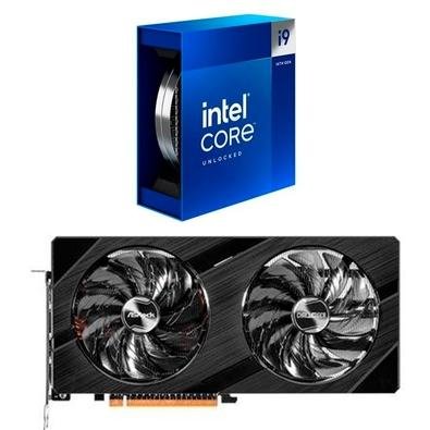 Kit Processador Intel Core I9-14900kf Com Placa de Vídeo Arc A750