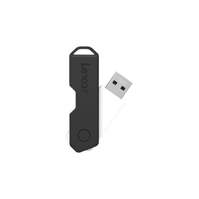 Pen Drive Lexar JumpDrive TwistTurn2 32G, Flash Drive, USB 2.0, Preto e Branco- LJDTT2-32GABNABK