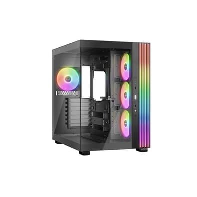 Gabinete Gamer Be Quiet Light Base 600 LX, Mid Tower, ARGB, Lateral em Vidro, Preto - BGW67