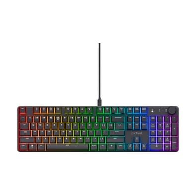 Teclado Mecânico Gamer Trust Gaming GXT 866 Torix Premium, RGB, USB 2.0, Preto - 24910