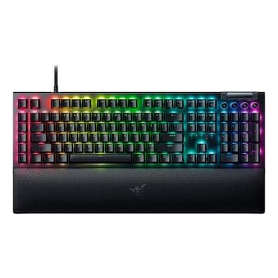 Teclado Gamer Razer Blackwidow V4, Chroma RGB, Switch Amarelo, USB-C, Layout Us, Preto - RZ0304691900