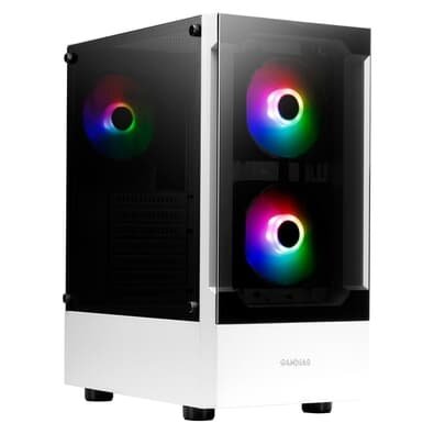Gabinete Gamer Gamdias Talos E3, Mid Tower, ARGB, ATX, Lateral em Vidro Temperado, Branco - Talos E3
