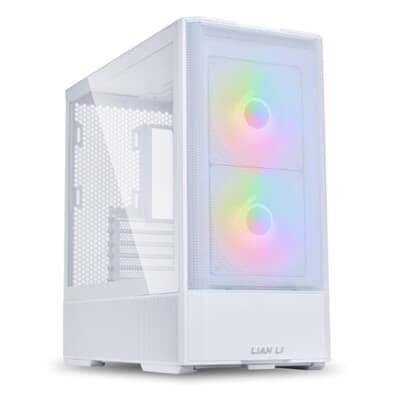 Gabinete Gamer Lian Li Lancool 207 RW, Mid Tower, ARGB, ATX, Lateral em Vidro Temperado, Branco - LAN207RW
