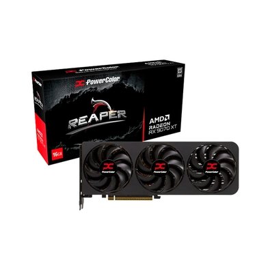Placa de Vídeo PowerColor Reaper AMD Radeon RX 9070 XT 16GB GDDR6 - RX9070XT 16G-A