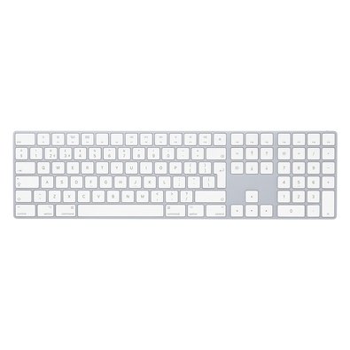 Teclado Magic Keyboard Apple com Numérico para Mac, Padrão US, Prata - MXCJ3BZ/A
