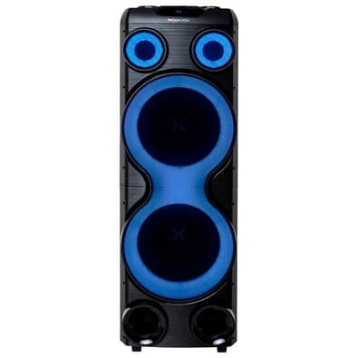 Torre de Som Amplificada Polyvox, TWS, Bluetooth, 2500W, Bivolt, Preto - XT-2212T