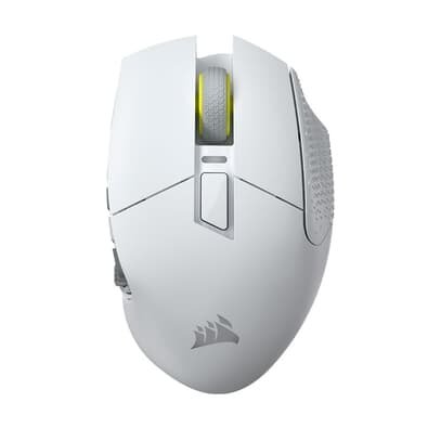 Mouse Gamer Sem Fio Corsair SCIMITAR ELITE SE, RGB, 16 Botões, 33000DPI, Branco - CH-9314011-WW