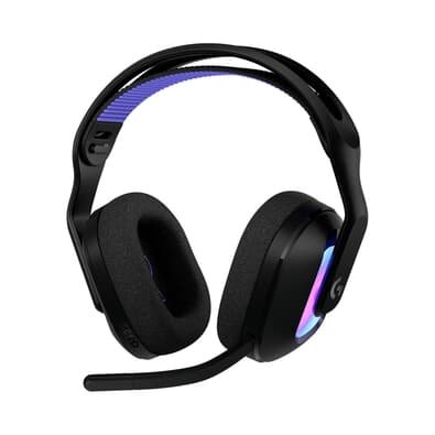 Headset Gamer Sem Fio Logitech G522 LIGHTSPEED LIGHTSYNC, RGB, Conectividade Tripla LIGHTSPEED, Bluetooth e com Fio USB, Preto - 981-001543