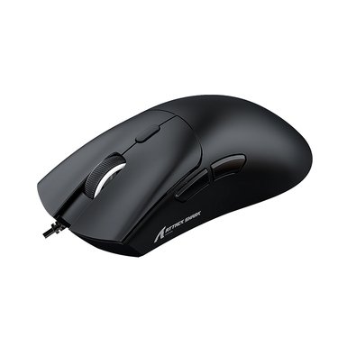 Mouse Gamer com Fio Attack Shark R1 Ultraleve e design Ergonômico, 12.800 DPI, 6 Botões - Preto