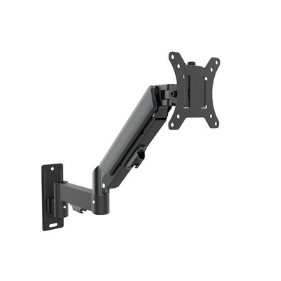 Suporte de Parede Articulado para Monitor de 17" a 32" Ergofirst, Ajuste com Pistão a Gás, Preto - G16-112