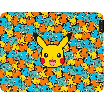 Mousepad Gamer Razer Gigantus V2, Tecido Macio, Médio, Pokémon Kanto Starters Edition - RZ02-03333900-R3M1