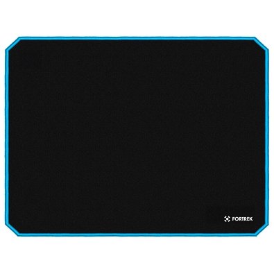 Mousepad Gamer Fortrek MPG101, Speed, Médio (320x240mm), Preto/Azul - 73267
