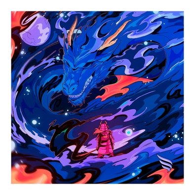 Mousepad Gamer Fallen Spirit Dragon, Grande, Speed++, 450x450mm - MP04051