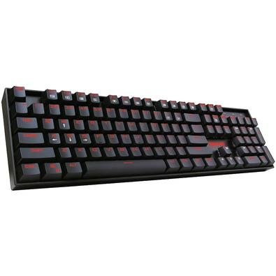 Teclado Mecânico Gamer Redragon Mitra, LED Vermelho, Switch Outemu Blue, PT - K551-1 (BLUE)