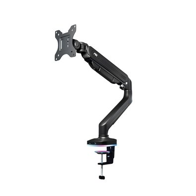 Suporte de Mesa Articulado para Monitor de 17" a 49" PIX, com Pistão a Gás, Preto - PX-GA49-S