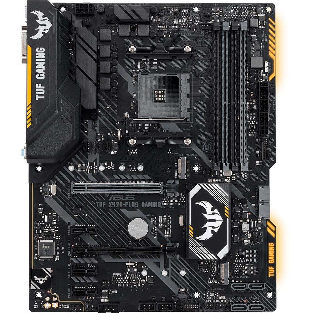 Placa-Mãe Asus TUF X470-Plus Gaming, AMD AM4, ATX| KaBuM!