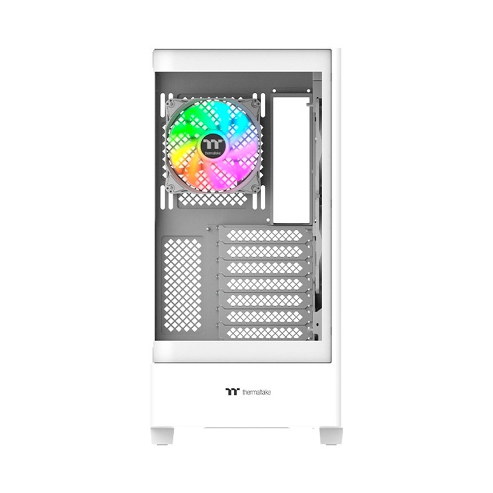 Gabinete Gamer Thermaltake View 290 TG ARGB, Mid-Tower, Vidro Temperado Curvo, 3x FANs ARGB, Snow - CA-11G-00M6WN-00 Gabinete Gamer Thermaltake View 290 TG ARGB, Mid-Tower, Vidro Temperado Curvo, 3x FANs ARGB, Snow - CA-11G-00M6WN-00