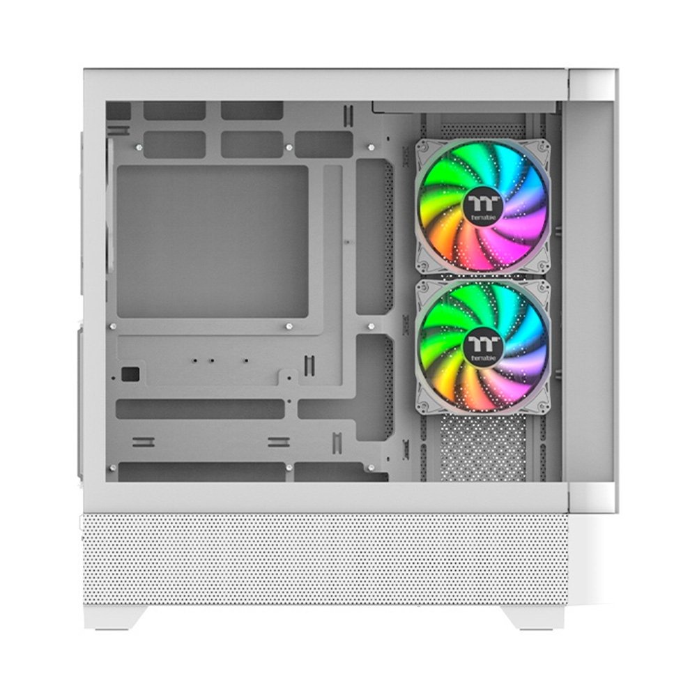 Gabinete Gamer Thermaltake View 290 TG ARGB, Mid-Tower, Vidro Temperado Curvo, 3x FANs ARGB, Snow - CA-11G-00M6WN-00 Gabinete Gamer Thermaltake View 290 TG ARGB, Mid-Tower, Vidro Temperado Curvo, 3x FANs ARGB, Snow - CA-11G-00M6WN-00