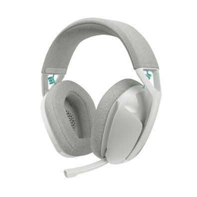 Headset Gamer Sem Fio Logitech G321 LIGHTSPEED, Bluetooth, Compatível com PC, PS4, PS5 e Nintendo Switch, Branco - 981-001568