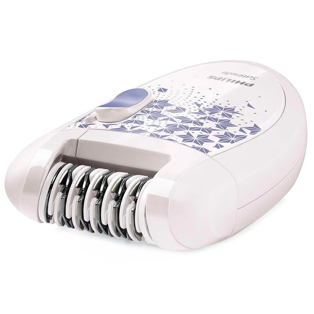 Depilador Philips Satinelle, Bivolt, Branco e Roxo - HP6423/31 Depilador Philips Satinelle, Bivolt, Branco e Roxo - HP6423/31