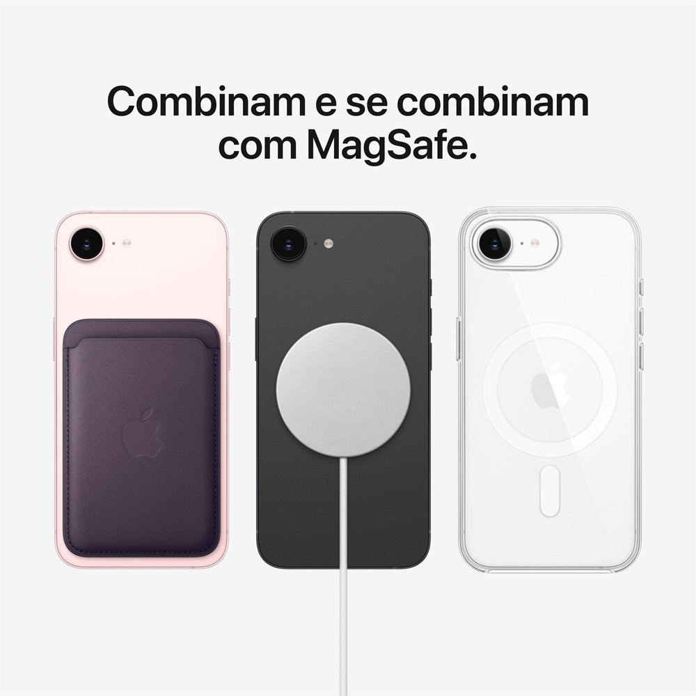 iPhone 17e Apple 256GB Preto Chip A19 | KaBuM!