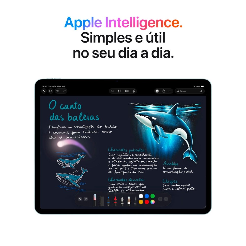 iPad Air Apple M4 128GB Roxo | KaBuM!