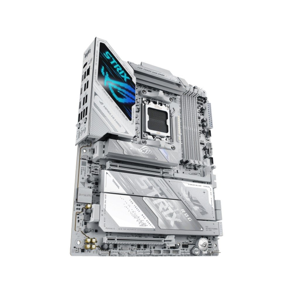 Placa Mãe ASUS ROG STRIX X870E-A GAMING WIFI7 NEO, AMD AM5, ATX, DDR5, Wi-fi 7, Branco - 90MB1P30-M0EAY0