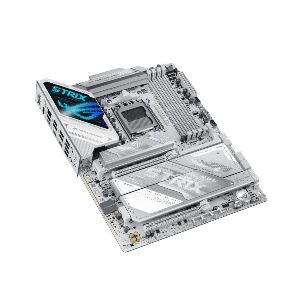 Placa Mãe ASUS ROG STRIX X870E-A GAMING WIFI7 NEO, AMD AM5, ATX, DDR5, Wi-fi 7, Branco - 90MB1P30-M0EAY0