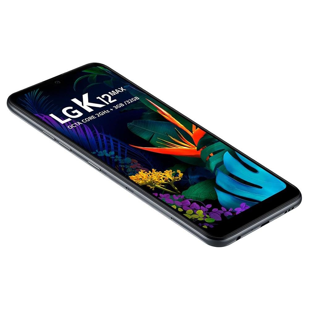 Smartphone LG K12 Max, 32GB, 13MP, Tela 6.26´, Platinum - LM-X520BMW Smartphone LG K12 Max, 32GB, 13MP, Tela 6.26´, Platinum - LM-X520BMW